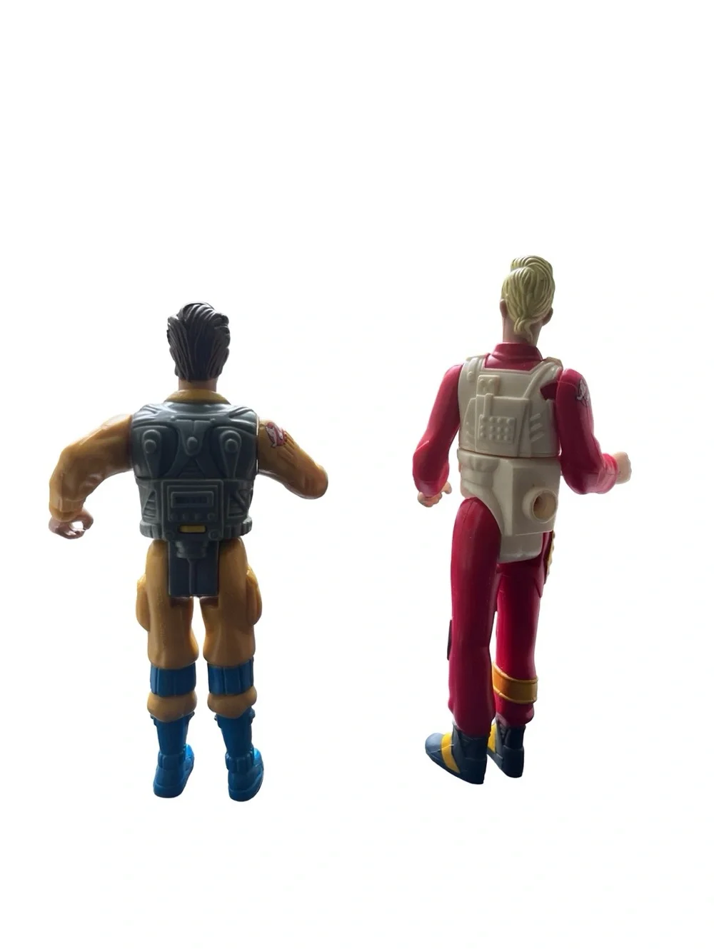 Vtg 2 Kenner 1988 The Real Ghostbusters Egon & Peter Screaming Heroes Figures
